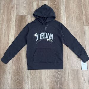 NWT Jordan 1984 Jumpman Pullover Hoodie Kids Size Small (8-10 years) Off Noir